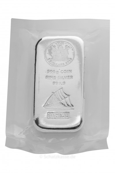 500 Gramm Silber Münzbarren NEU gegossen
